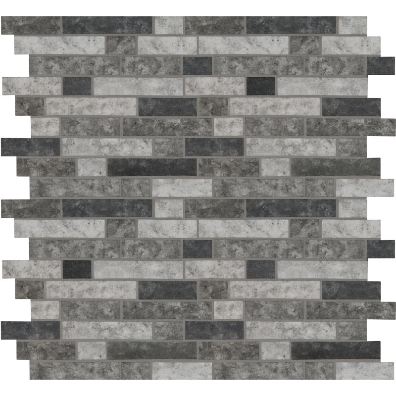 MSI Urban Tapestry Interlocking Random Sized Glass Mosaic Tile Wayfair